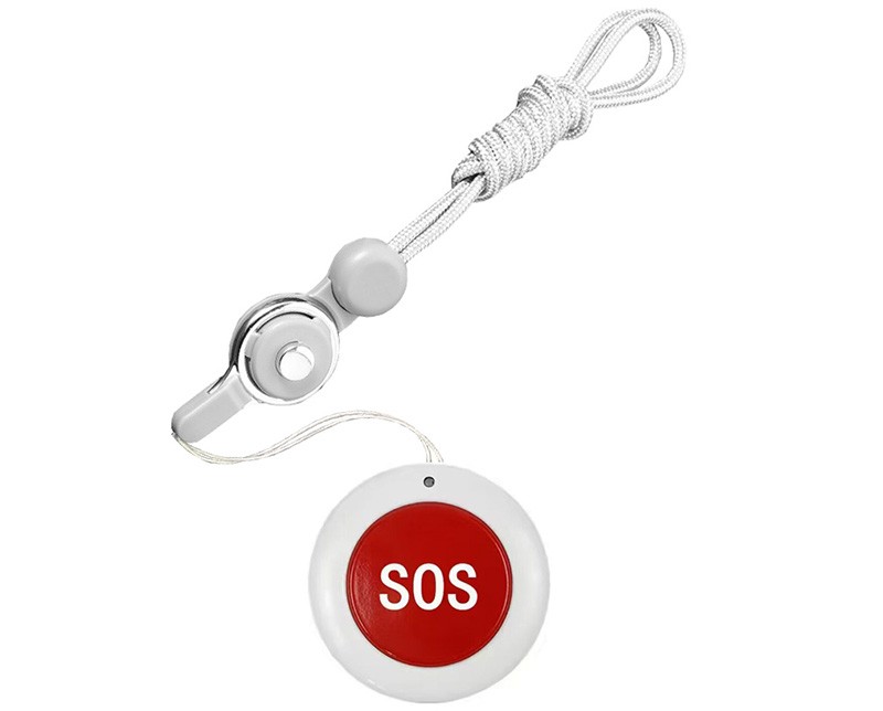 Wireless SOS/Emergency Panic Button -Portable Necklace Type