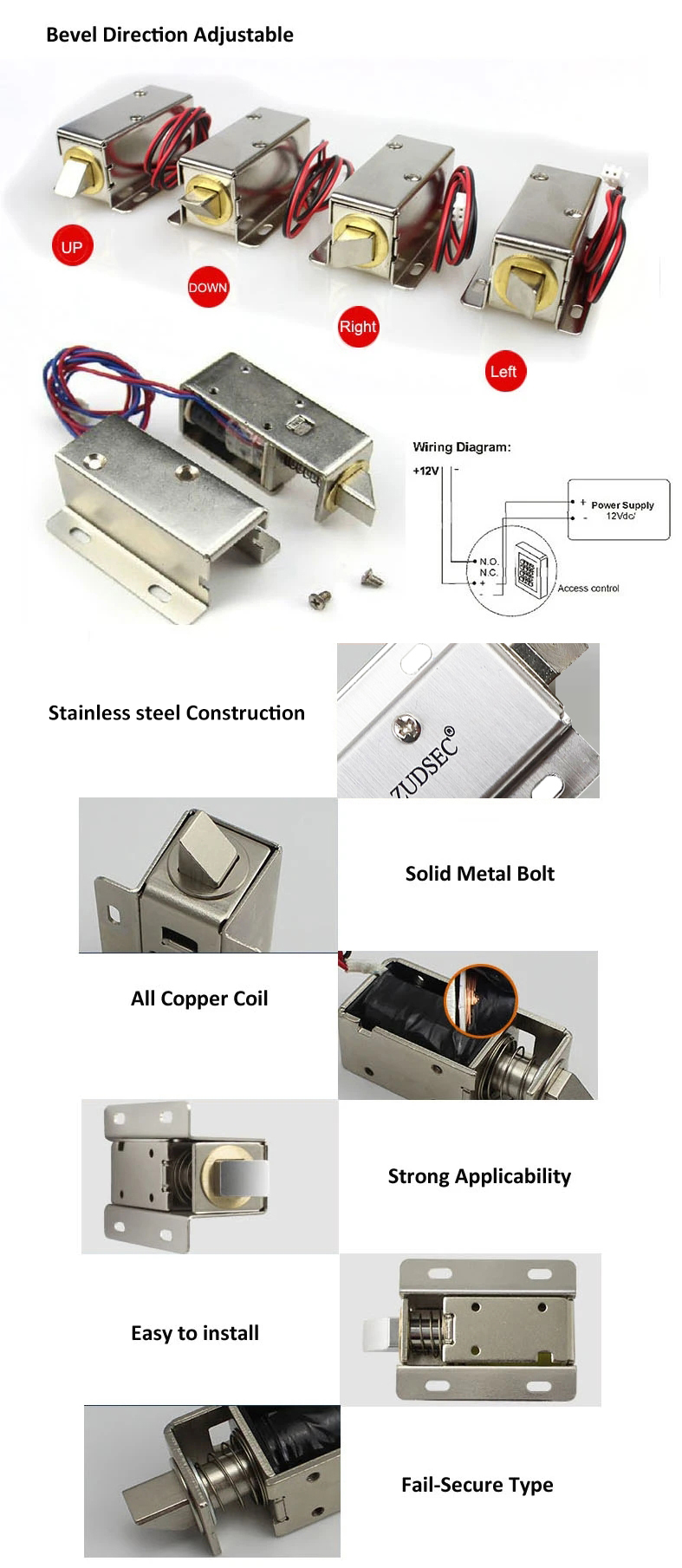 Mini Electric Cabinet Lock(图1)
