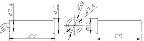 Wired Magnetic Door Sensor -Recessed Mount(图1)